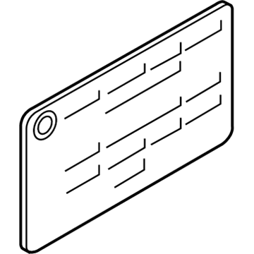 BMW 64506985512 Label, Coolant