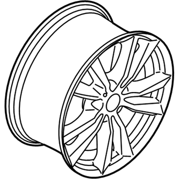 BMW 36116853952 Light Alloy Disc Wheel Reflexsilber