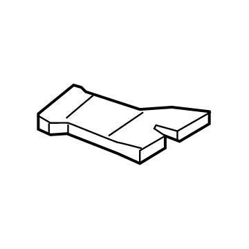 BMW 64227443140 REAR PAS.COMPART.HEATING DUC