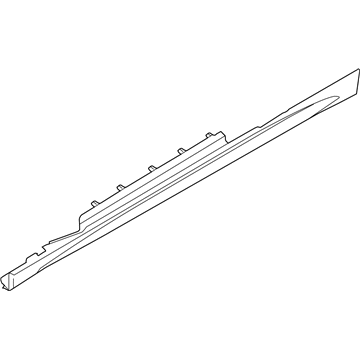 BMW 51778059627 Sill Trim, Primed, Left