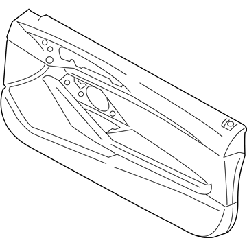 BMW 51419461889 Door Trim Panel Left