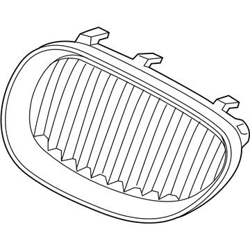 BMW 51137027061 Grille Left