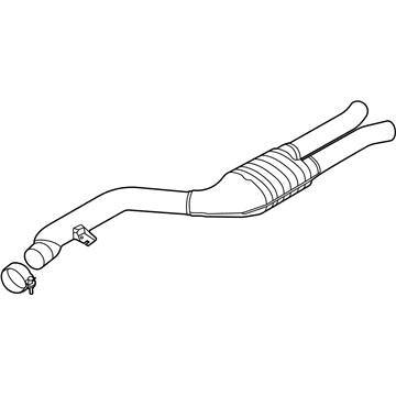 BMW Z4 Exhaust Resonator - 18307934417