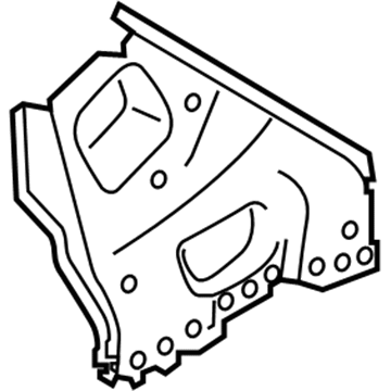 BMW 41217381159 Reinforcement Column C Inside Left