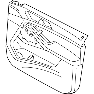 BMW 51419473916 DOOR TRIM PANEL, FRONT LEFT