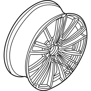 BMW 36116893576 DISK WHEEL, LIGHT-ALLOY, BLA