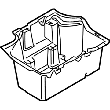 BMW 51476972551 Storage Shell, Left