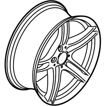 2012 BMW 335is Alloy Wheels - 36116791999