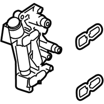 BMW X5 Thermostat Housing - 11428507694