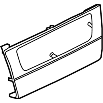 BMW 51459137564 Front Plate Of Controls Air Conditioner