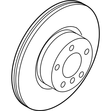 BMW 34206896222 BRAKE DISC VENTIL.W.PUNCHED