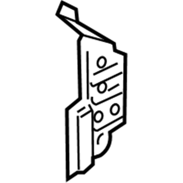 BMW 41007469620 Crash Reinforcement, Right