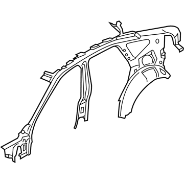 BMW 41217333929 Left Interior Side Frame