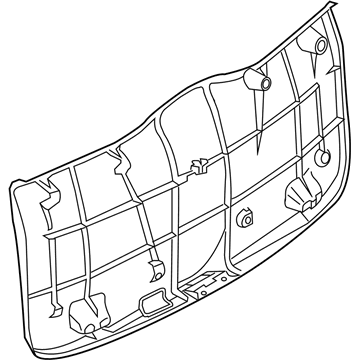 BMW 51493418681 Lower Tail Lid Trim Panel