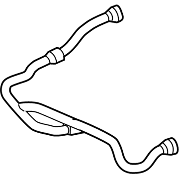 2014 BMW X6 M Coolant Reservoir Hose - 17127589732