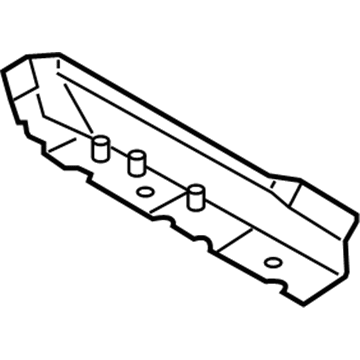 BMW 41007473057 CROSS BRACE, HEEL PLATE, LEF