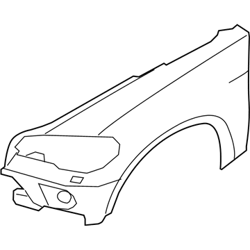 BMW 51657178397 Side Panel, Primed, Front Left