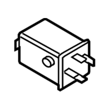 BMW 61368367100 Relay, Make Contact, Purple