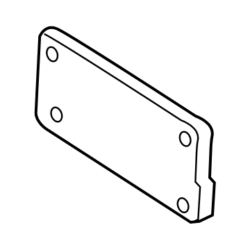 BMW 51138062182 Licence Plate Base