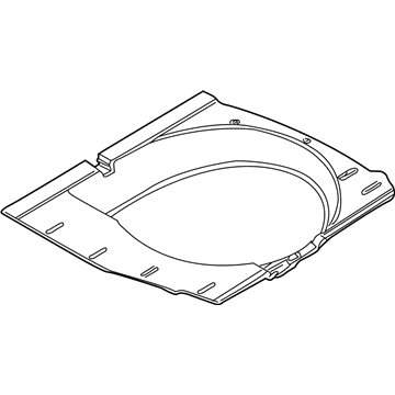 BMW 51478220068 Luggage Compartment.Indentation Trim Panel