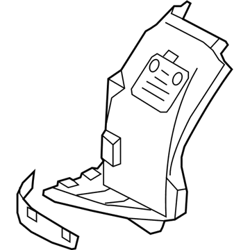 BMW 51717180150 Cover, Wheel Housing, Bottom Right