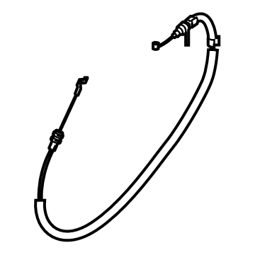 BMW 51227444657 BOWDEN CABLE, OUTSIDE DOOR H