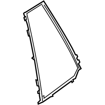 BMW 51703332863 Frame For Fixed Side Window, Left