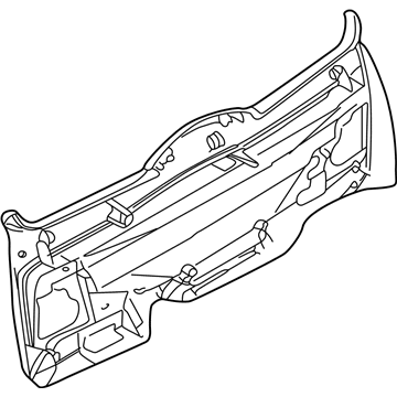 BMW 51498259951 Lower Tail Lid Trim Panel