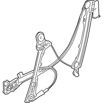 BMW 51337198304 Window Regulator Front Right