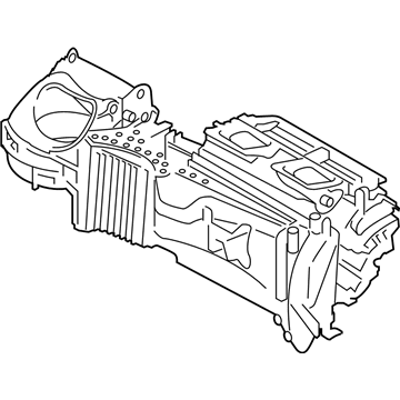 BMW 64119237548 Empty Housing For Heater/Air Condit.Unit