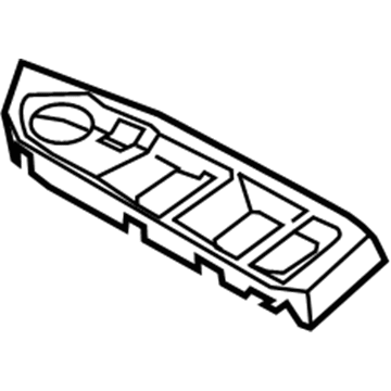 BMW 51417234801 Trim, Switch Cluster