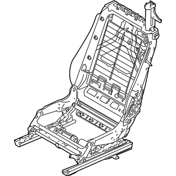 BMW 52109118182 Seat Backrest Frame Right