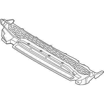 BMW 51118065190 GRILL, CENTER LOWER