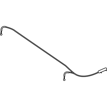 BMW X3 M Hood Cable - 51237397502
