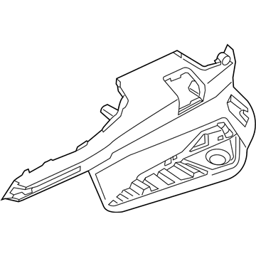 BMW 51479892363 TRIM PANEL, TRUNK, TOP, LEFT