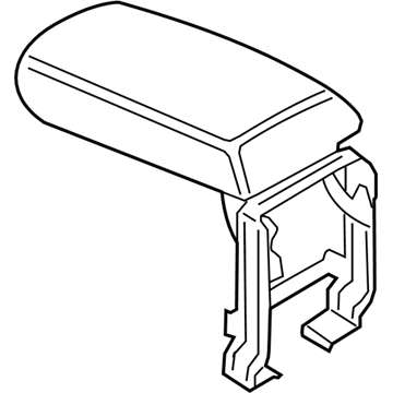 BMW 51169321860 Armrest, Leather, Front Middle