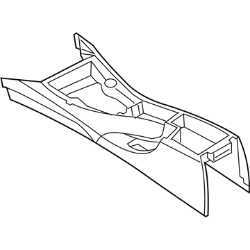 BMW 323i Center Console Base - 51167130688