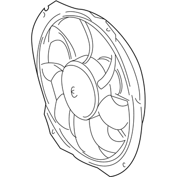 BMW 64548397474 Pusher Fan