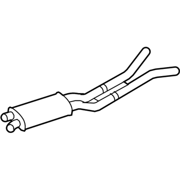 BMW X6 Exhaust Pipe - 18307576341