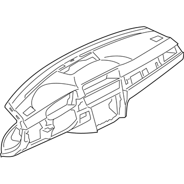 BMW 51457143777 Panel For Instrument. Panel, Single Scoop