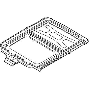 BMW 54128254272 Frame Sliding-Lifting Roof Complete