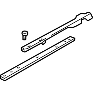 BMW 54128171536 Repair Kit For Ceiling Frame Mechanism