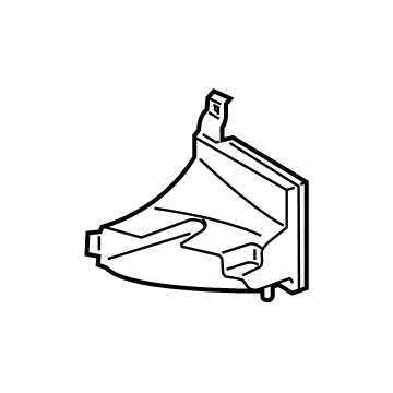 BMW 51748059688 Air Duct Displaced Radiator Right