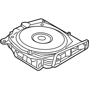 BMW 65136801099 Central Bass, Left