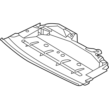 BMW 51718159981 Engine Compartment Screening, Front