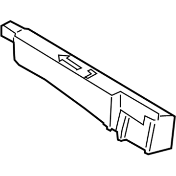 BMW 51477423245 PAD, SIDE MEMBER, LEFT