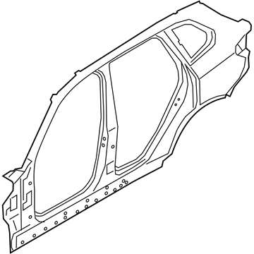 BMW 41007955002 SIDE FRAME, EXTERIOR, RIGHT