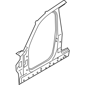 BMW 41007955086 COLUMN B WITH RIGHT ROCKER P