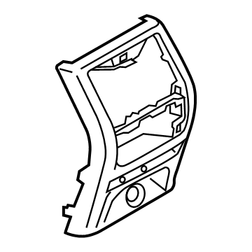 BMW 51166813111 Cover Centre Console, Rear