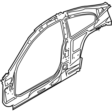 BMW 41217275665 Left Interior Side Frame